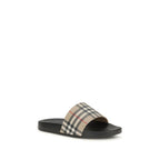 Burberry Black Rubber Slides