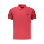 Timberland Red Cotton Men Polo Shirt