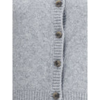 Lisa Yang Gray Cashmere Cardigan