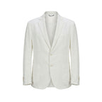 Malo White Linen Men's Jacket