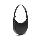 Valentino Garavani Black Calf Leather Bos Taurus Shoulder Bag