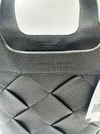 Bottega Veneta BOTTEGA VENETA Small DIAGO Black Handbag