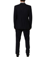 Dolce & Gabbana Dark Blue Single Breasted 2 Piece Men Suit