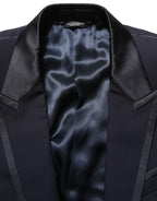 Dolce & Gabbana Dark Blue Single Breasted 2 Piece Men Suit