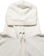 Dolce & Gabbana White Logo Hooded PulloverSweatshirt Sweater