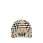 Burberry Beige Cotton Cap (Baseball Hat)
