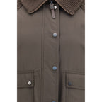 Brunello Cucinelli Brown Polyester Full-Length Jacket