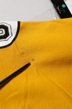 Dolce & Gabbana Yellow Crew Neck Jersey Sweatshirt Sweater