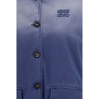 Miu Miu Blue Cotton Bomber