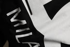 Dolce & Gabbana Black Cotton Logo Print Sweatshirt Sweater