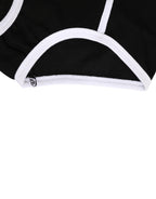Dolce & Gabbana Black White Logo Waistband Coulotte Panty Underwear
