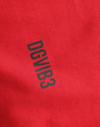 Dolce & Gabbana Red Cotton Graphic Print Crew Neck T-shirt