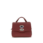 Zanellato Bordeaux Calf Leather Bos Taurus Shoulder Bag