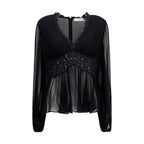 Zimmermann Black Viscose Blouse
