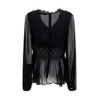 Zimmermann Black Viscose Blouse