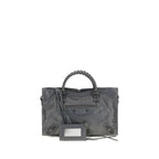 Balenciaga Gray Lamb Ovis Aries Aries Shoulder Bag