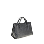 Balenciaga Gray Lamb Ovis Aries Aries Shoulder Bag