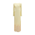 Self-Portrait Bicolor Viscose Cocktail Dress