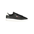 Tommy Hilfiger Black Polyurethane Men's Sneaker