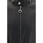 Gucci Black Calf Leather Bos Taurus Biker Jacket