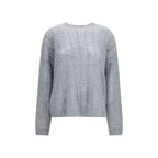 Lisa Yang Gray Cashmere Sweater