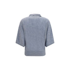 Lisa Yang Gray Cashmere Sweater