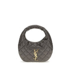Saint Laurent Gray Lamb Ovis Aries Aries Shoulder Bag