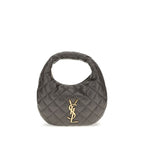 Saint Laurent Gray Lamb Ovis Aries Aries Shoulder Bag