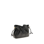 Saint Laurent Black Lamb Ovis Aries Aries Shoulder Bag