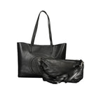 Mario Valentino Nero Poliuretano Women's Bag with Adjustable Strap