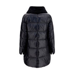 Herno Black Goose Down Full-Length Jacket
