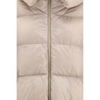Herno Beige Goose Down Full-Length Jacket