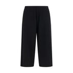 The Row Black Cotton Casual Pants