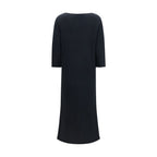 The Row Black Cotton Casual Dress