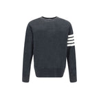 Thom Browne Gray Wool Oves Aries Sweatshirt