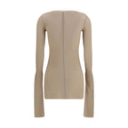 Rick Owens Beige Viscose Shirt