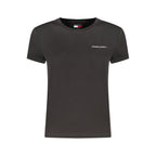 Tommy Hilfiger Black Cotton Womens T-Shirt