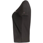 Tommy Hilfiger Black Cotton Womens T-Shirt