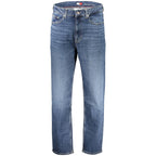 Tommy Hilfiger Blue Cotton Men's Jean Refined with Tapered Silhouette