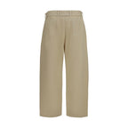 Magda Butrym Beige Cotton Casual Pants