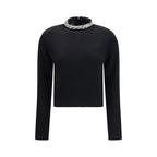 PINKO Black Wool Oves Aries Sweatshirt