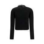 PINKO Black Wool Oves Aries Sweatshirt