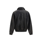 Magda Butrym Black Lambskin Leather Jacket