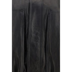 Magda Butrym Black Lambskin Leather Jacket