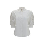 Valentino Garavani White Cotton Blouse