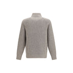 Brunello Cucinelli Gray Cashmere Cardigan