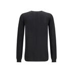 Rick Owens Black Wool Oves Aries Sweatshirt