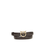 PINKO Bicolor Calf Leather Bos Taurus Regular Belt