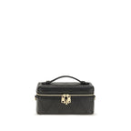 Tory Burch Black Calf Leather Bos Taurus Wallet
