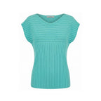 Malo Light Blue Cotton Women Sweater